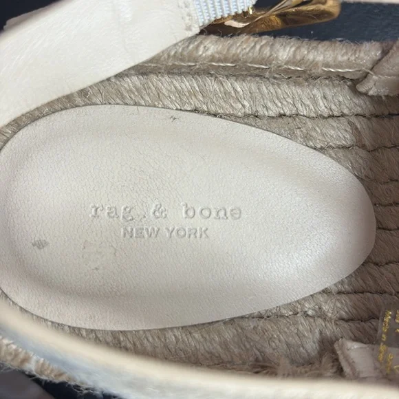 Rag & Bone Odyssey Suede Platform Wedge Espadrille Sandals - Picture 8 of 12
